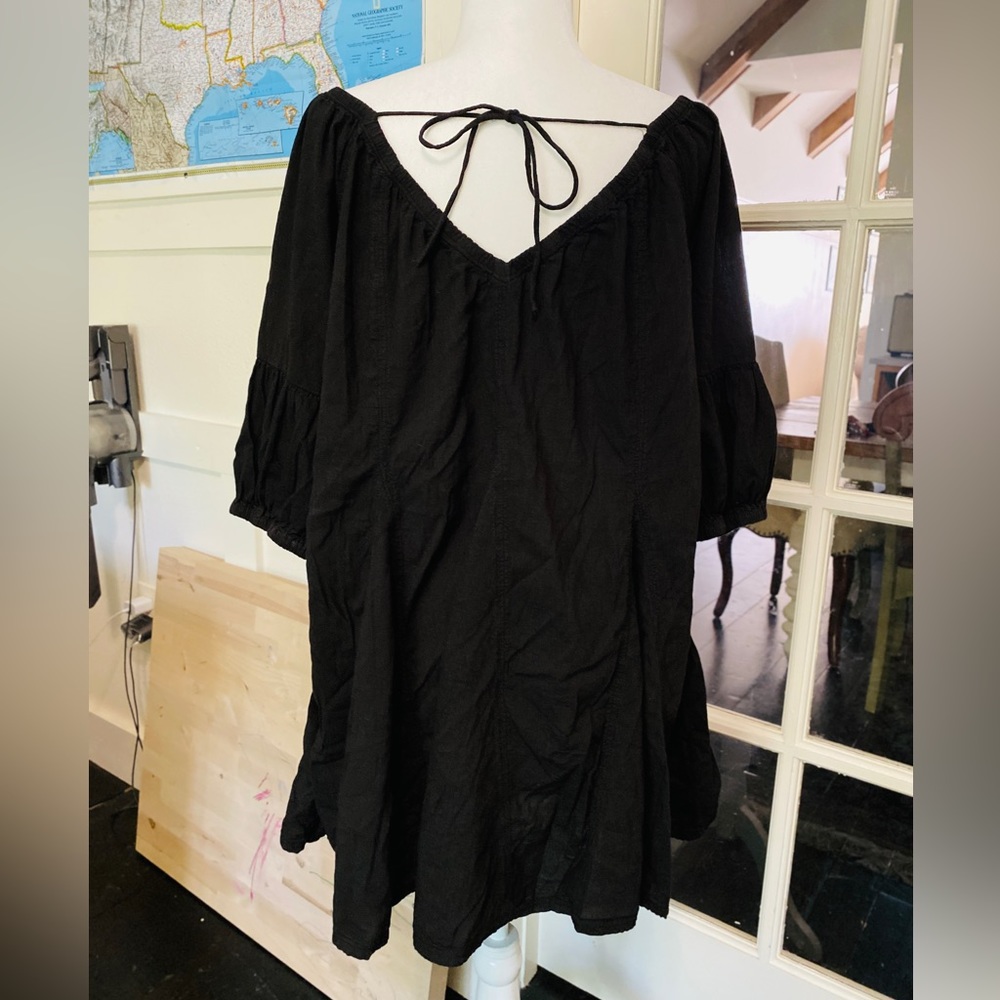 Daily practice black mollie tunic dress XS off shoulder - Picture 4 of 6